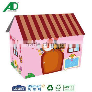 2016 New Original Design Kids toy Cardboard playhouse for sale