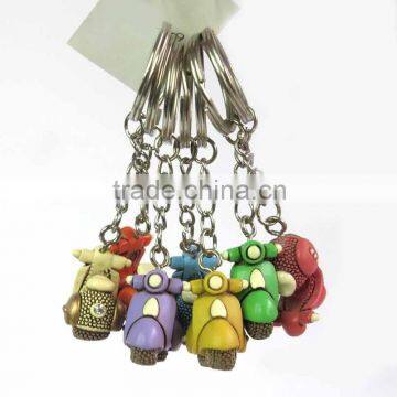 Car Shape Fashion Cute Resin Wholesale Keychain Charms