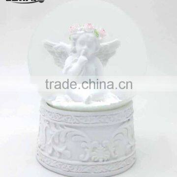 2015 newest design wedding favors angel water snow globe