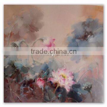 ROYI ART Lotus Flower Oil Painting on canvas