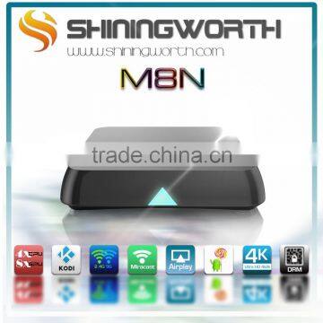 KODI 14.2 M8N Quad Core Andriod 4.4 Amlogic S802 2.0Ghz 1GB 8GB Support Bluetooth Miracast Dlna