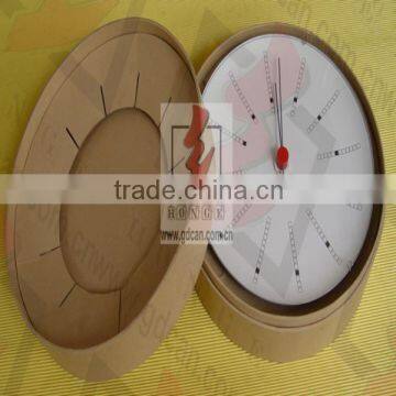 round rigid paper clock packaging boxes