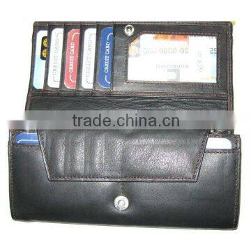 card wallet with many compartments