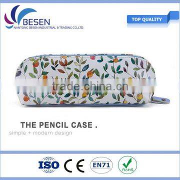 2016 new fashion school pencil pouch, promotion canvas pencil bag