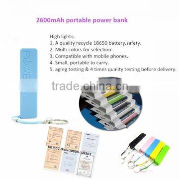 2015 Portable Fashion Power Bank 2200mAh Wholesale