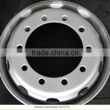 tubeless steel wheel 19.5X7.50