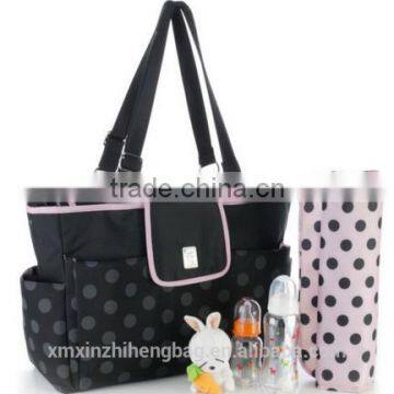 2015 High quality woman canvas designer wholesale diaper bag