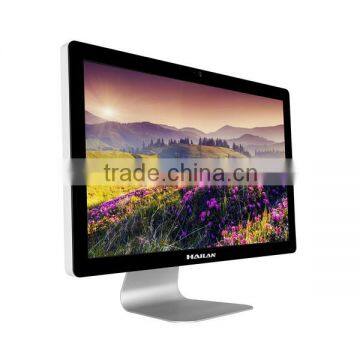 hot sale 21.5" led panel all in one pc with battery core i3 i5 i7 processor/aio desktop computer