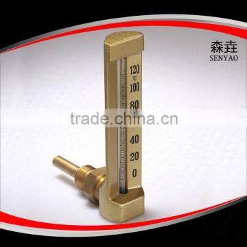 Heating thermometer with aluminum casting case