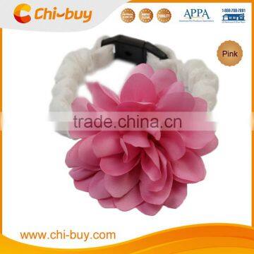 Polyester Cat Collar, Charming Flower