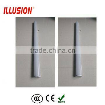 T8 bracket replacement fluorescent light fixture with air slot