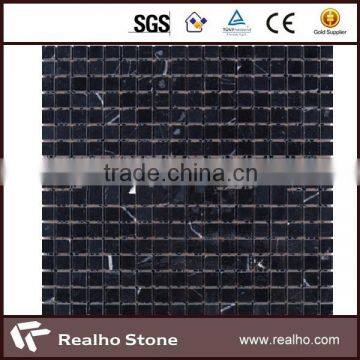 chinese negro marquina stone mosaic