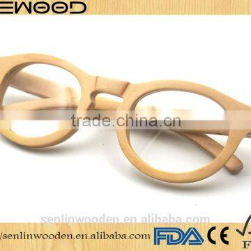 Spring hinge wood bamboo sun glasses optical bamboo sunglasses