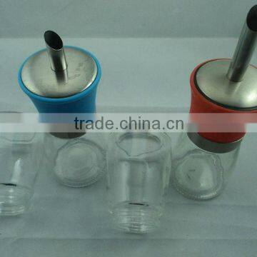 glass oil ,vinegar dispenser bottle for kitchen use