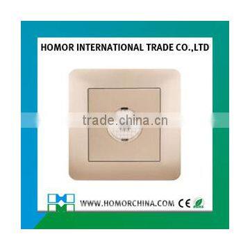 Aluminum Brush Round Deep Outlet Switch photo-2