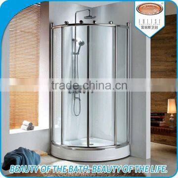 China suppliers square shower cabinet shower room with tempered glass