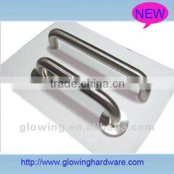 glass door stainless steel tube pull handle