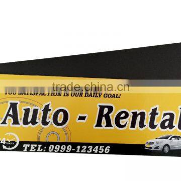 Custom Advertising magnetic car sticker hot sale magnetic PVC car sign from dongguan factory