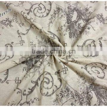 2013 New Design Printed Linen Cotton Fabric photo-2