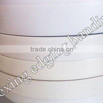 High gloss white color PVC profile edge banding for cabinet