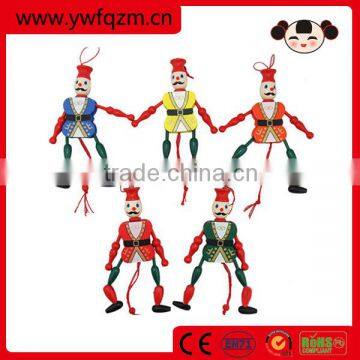 Cute model string wooden puppet kid toy