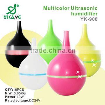 YK-908 800ml Multi Color Vase Shape Decorative Room Ultrasonic Humidifier