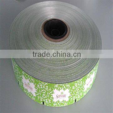 Food grade sugar packaging pe coated sachet paper in rolls