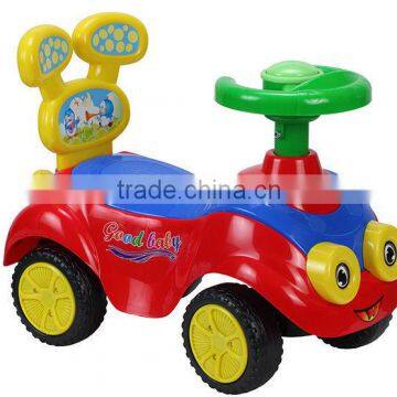 New Hot Sale New 4 Wheels Kids Plastic Car Slide Scooter Carrier Ride on Car Q01-1