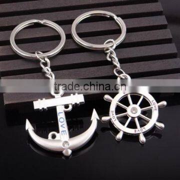 Promotional Korea Boat Anchor Metal Keyrings