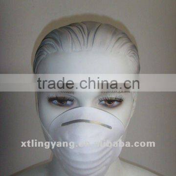 Disposable non-woven N95 dust mask