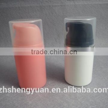 cosmetics pp round airless pump bottle 30ml