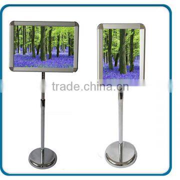 outdoor & indoor A3 aluminum snap frame message display stand