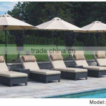 Resort relax daybed outdoor wicker rattan daybed