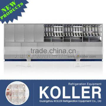 10 TPD CE approved cube ice making machine with Germany Bitzer compressor and packing function