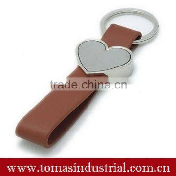 Wholesale Manufacture High Quality Promotional Metal Custom Leather Keychain photo-2