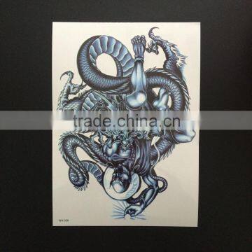 WX- 038 Chinese Style XiangLong Myths Temporary CMYK Tattoo Sticker/ Fake Body Art Tattoo