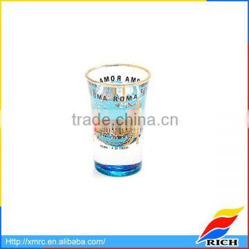 custom made cheap average size alcohol shot glasses