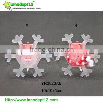 LED acrylic snowflake Christmas decoration wall sticker, wall decoration stickers