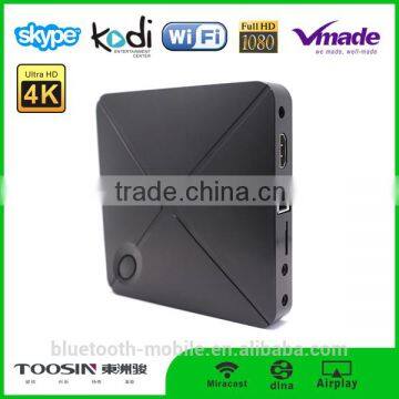 OEM/ODM Amlogic S812 quad-core 2G+8G android 4.0 XBMC 5G WIFI 4K 3G update Android TV BOX