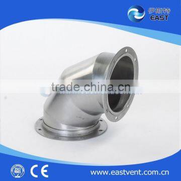 high quality welding stainless steel bend 90 Degree with flange