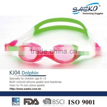 Dolphin - Children Non-toxic Gasket Seal CE Certificated Kids Junior Swimming Goggles photo-2
