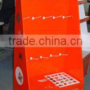 Cardboard Display with Hooks, Corrugated Cardboard Display with Hooks, display with hooks