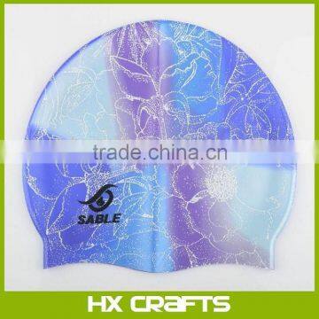 New Arrival High Quality Swimming Cap Excellent Waterproof Swimming Hat Elastic Funny Silicone Hot Spring Cap photo-4