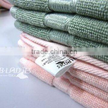 Bladies 2014 new bamboo fiber face towel square cheap towels