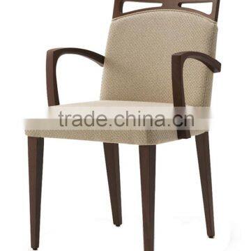 Modern hotel chair wooden armchair commercial quantity furniture