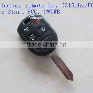 High Quality Fo 4 Button Remote Key (315mhz/FO38R) FCC:CWTWB photo-1
