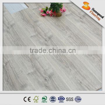 high quality water resistant, grey oak wood flooring, laminate flooring made in china