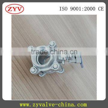 High Service Free Service 316/304 Stainless Steel 3pc Ball Valve photo-3
