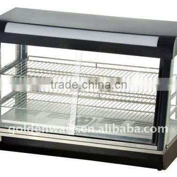 Curved Glass Food Warming Show Case