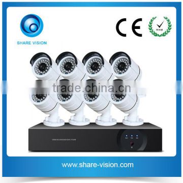 2015 Latest Home Use Surveillance Camera 720P AHD 8CH DVR KIT System